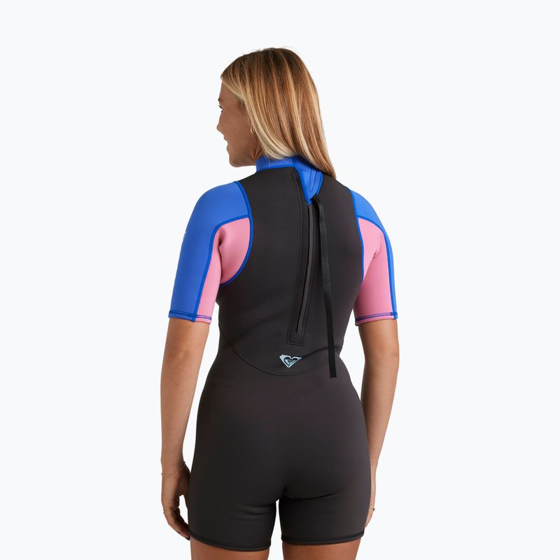 Dámský plavecký neopren ROXY 2/2 mm Prologue+ SS Springsuit Flock cobalt 3
