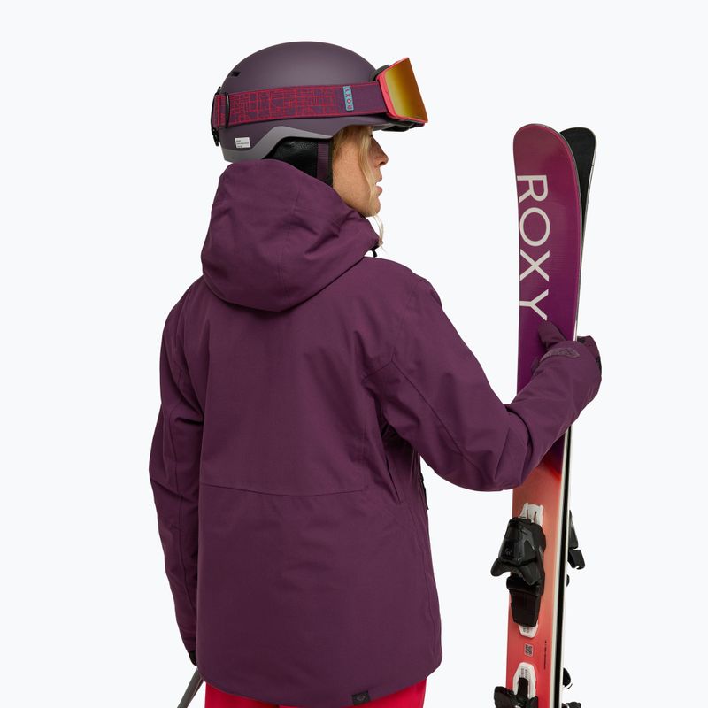 Dámská snowboardová bunda ROXY 20K Ice Haven blackberry wine 2