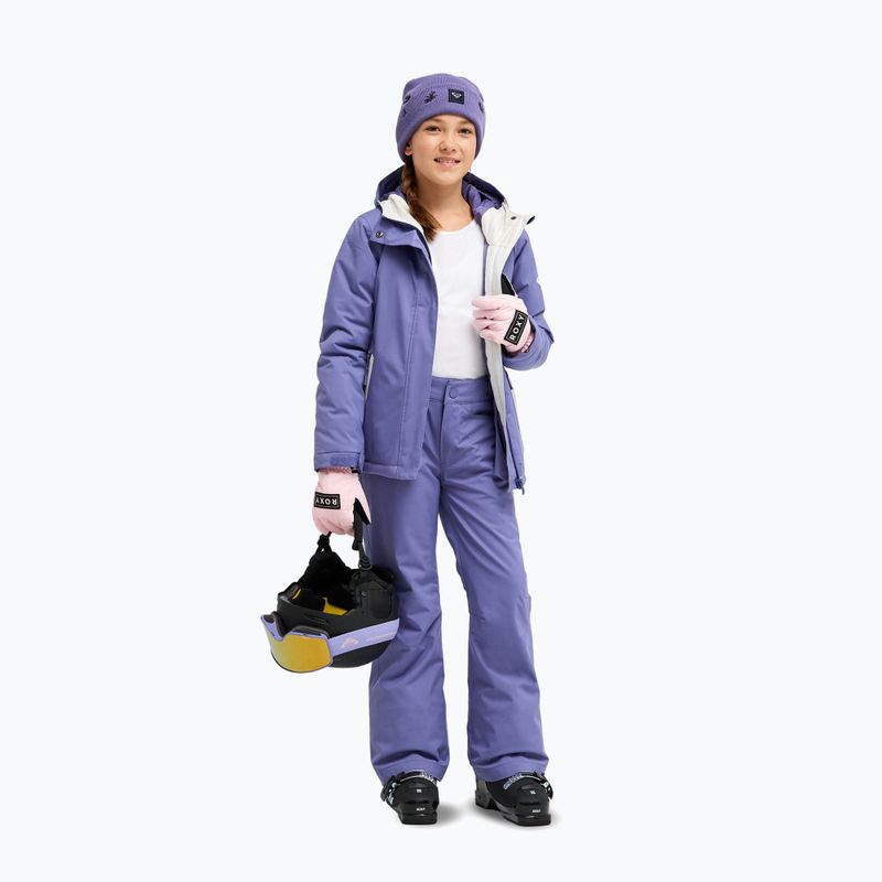 Dětské snowboardové kalhoty ROXY Backyard Girl twilight purple 2