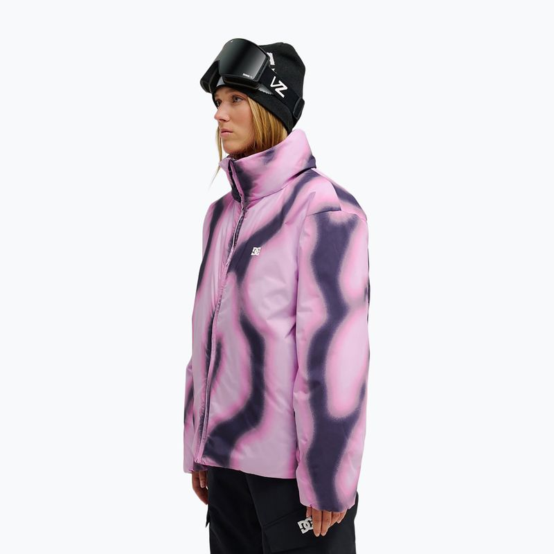 Dámská snowboardová bunda DC Aura Puffer 10K offscale lilac 3