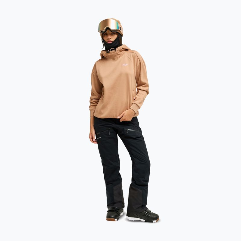 Dětská snowboardová mikina ROXY Liberty Hoodie cafe au lait 2