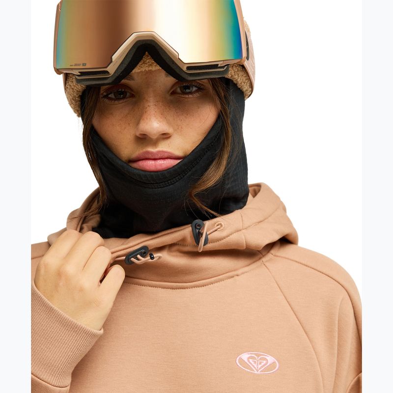 Dětská snowboardová mikina ROXY Liberty Hoodie cafe au lait 5