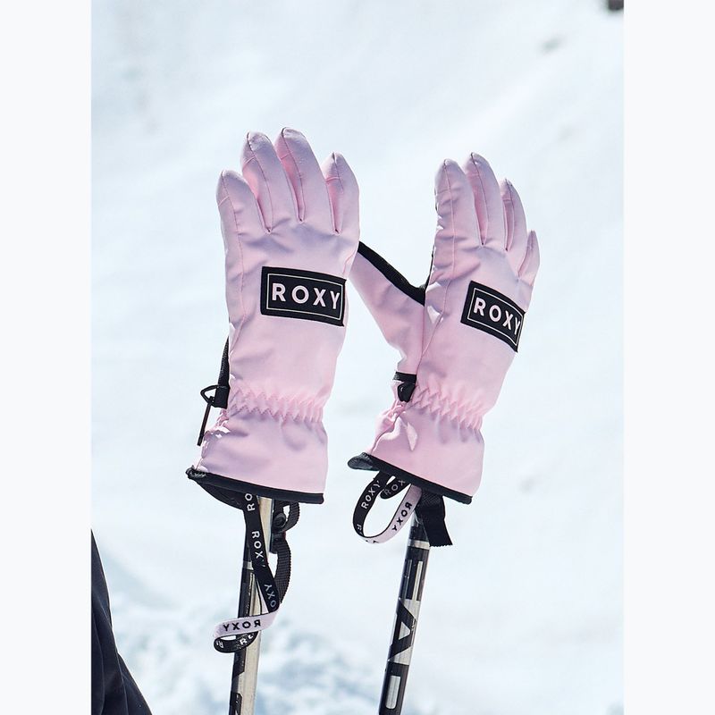 Dětské snowboardové rukavice ROXY Freshfield Rose Shadow 4