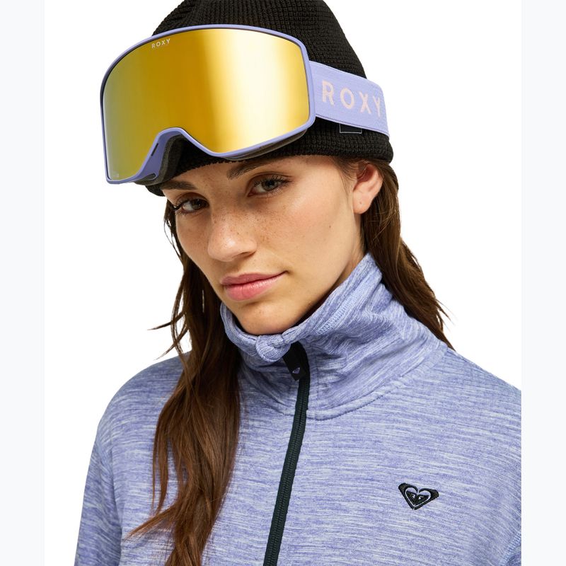 Dámská fleecová mikina ROXY Snowstride Full Zip twilight purple 5