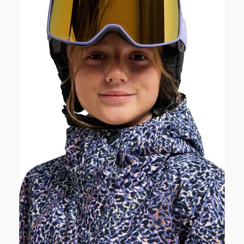 Dětská snowboardová bunda ROXY Snowflare true black wildin out rg 4