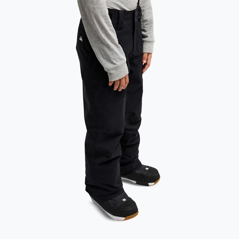 Dětské snowboardové kalhoty Quiksilver Estate black 3