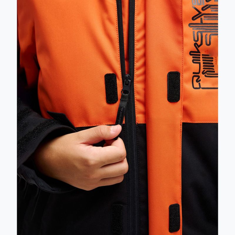 Dětská snowboardová bunda Quiksilver Titano vermillon 4