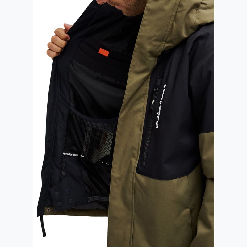 Pánská snowboardová bunda Quiksilver Titano 10K grape leaf 9