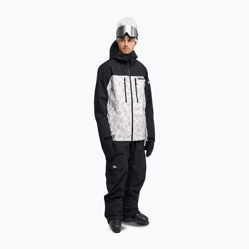 Pánská snowboardová bunda Quiksilver Sycamore 20K ice camo bone white 2