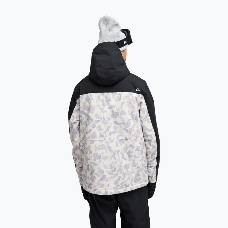 Pánská snowboardová bunda Quiksilver Sycamore 20K ice camo bone white 3