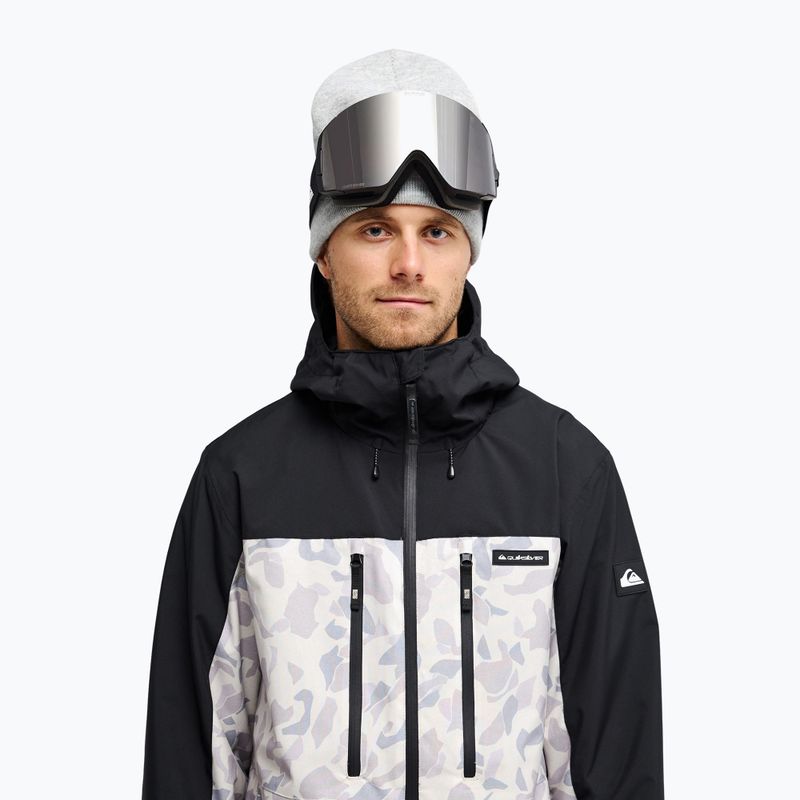 Pánská snowboardová bunda Quiksilver Sycamore 20K ice camo bone white 4
