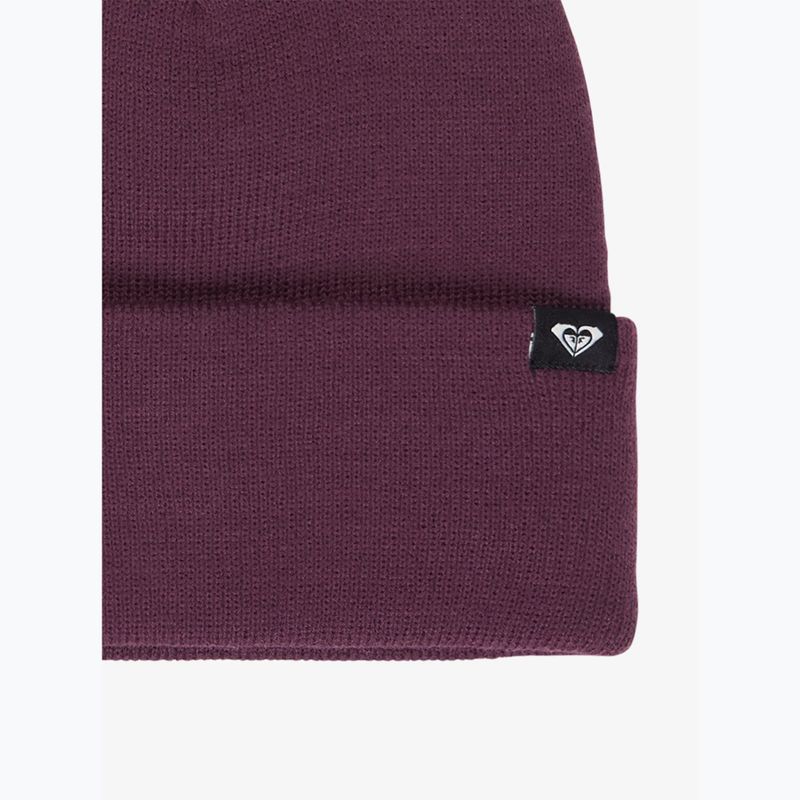Dětská zimní čepice ROXY Tropical Snow Beanie blackberry wine 3