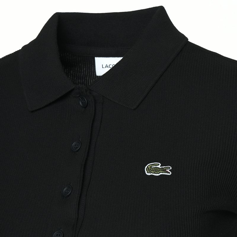 Dámské polo tričko Lacoste DF5377 black 3