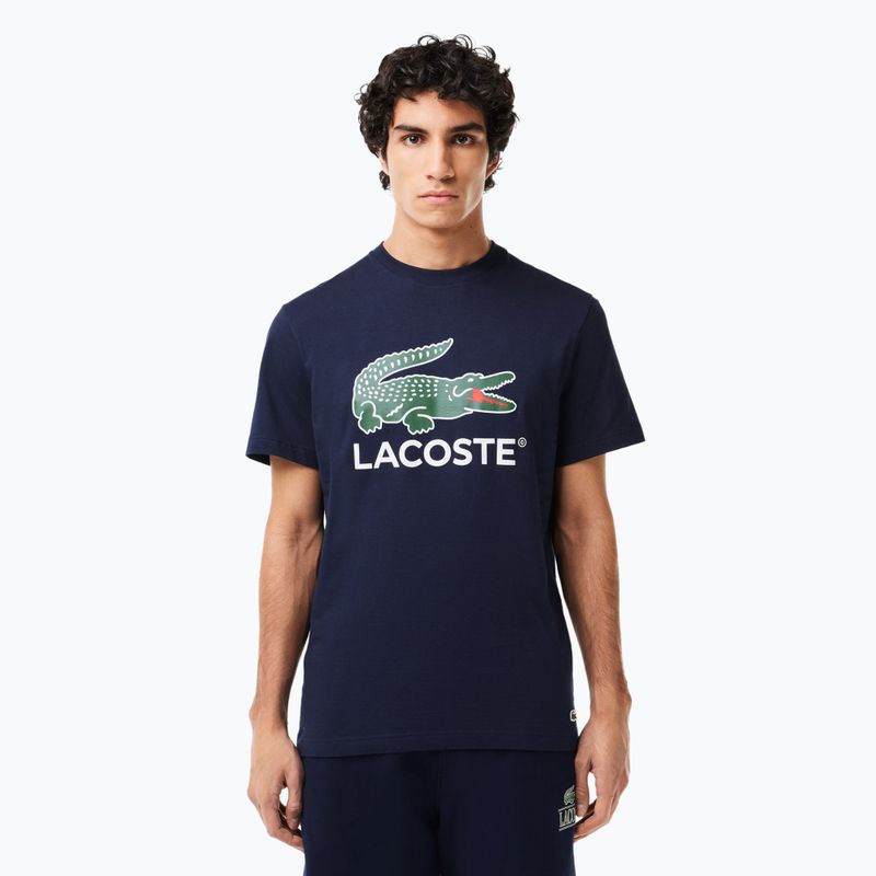 Pánské tričko Lacoste TH1285 navy blue