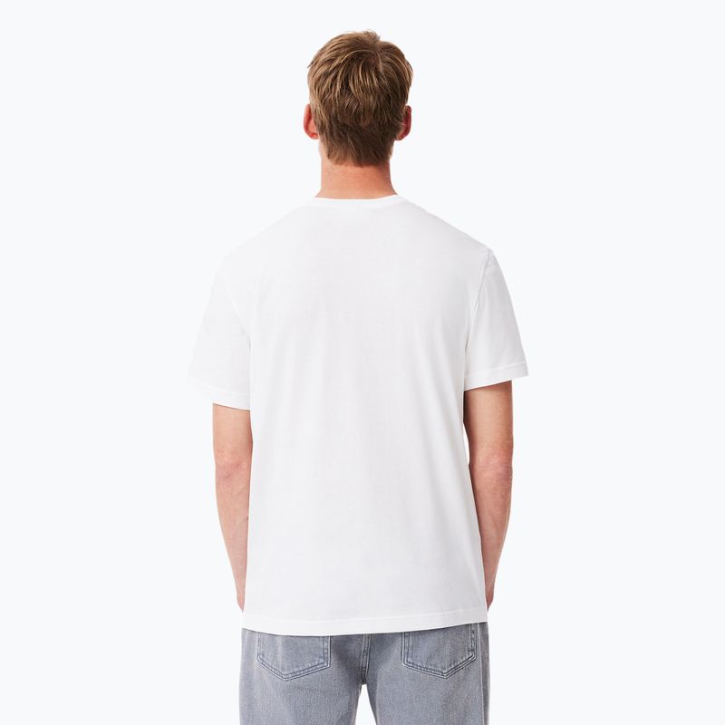 Pánské tričko Lacoste TH1285 white 2
