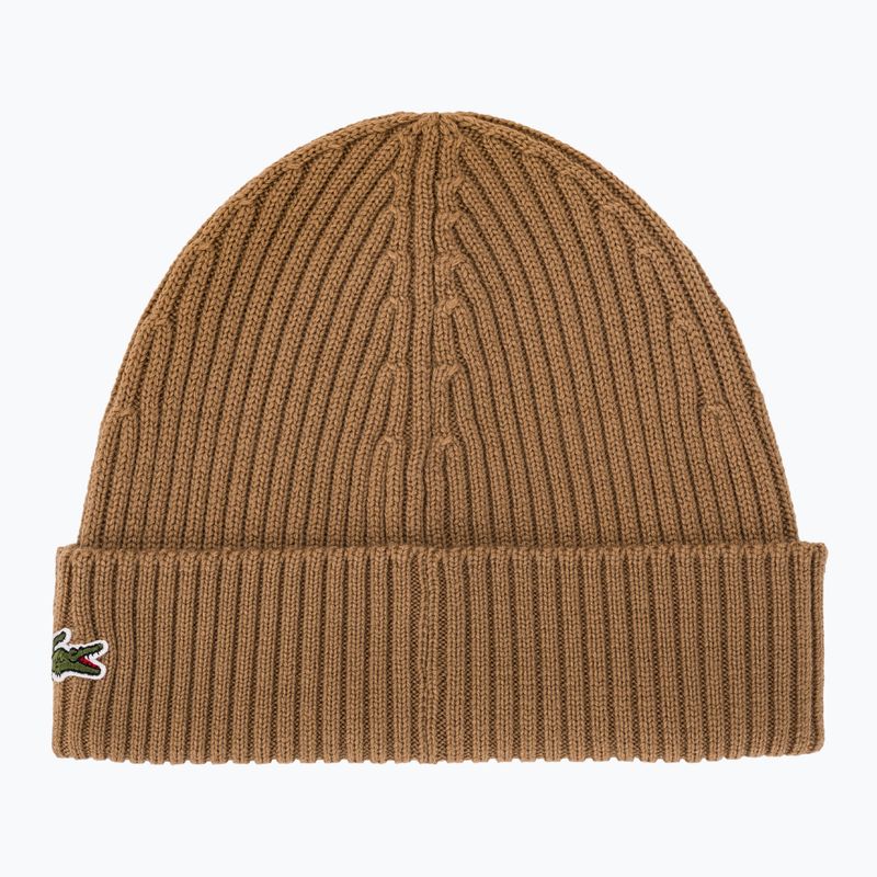 Pánská zimní čepice Lacoste RB0001 cookie