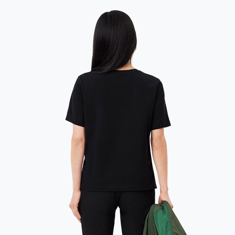 Dámské tričko Lacoste TF7300 black 2