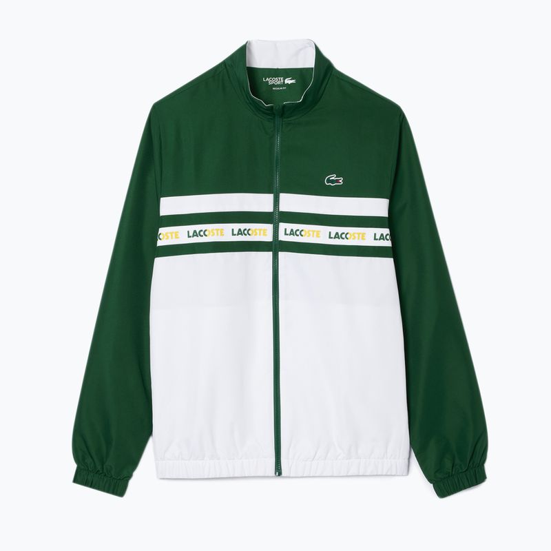 Pánská tenisová tepláková souorpava Lacoste WH7567 green/white 6