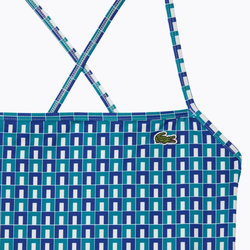 Lacoste dámské jednodílné plavky MF7264 mascarpone / sloe 0 / underground 3