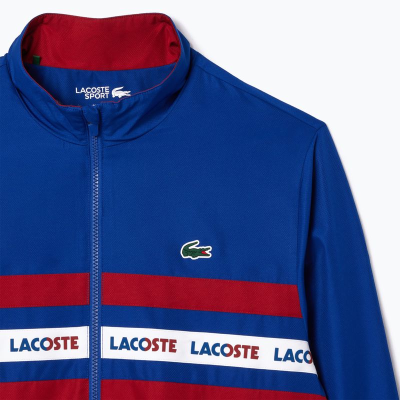 Pánská tenisová tepláková souprava Lacoste WH7567 captain/ora 8