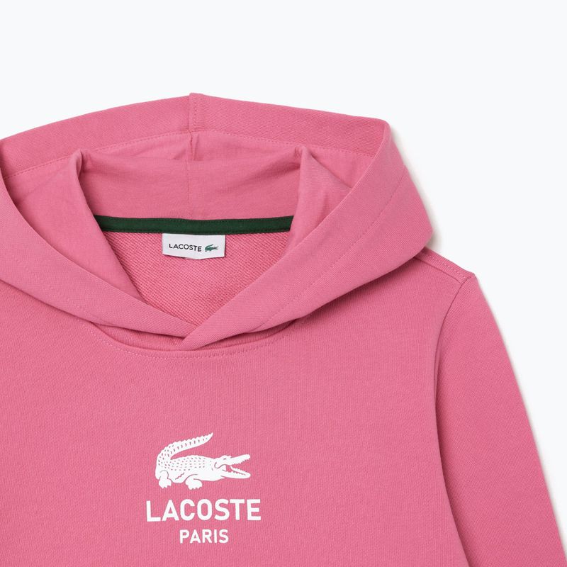 Dětská mikina Lacoste SJ3004 reseda pink 3