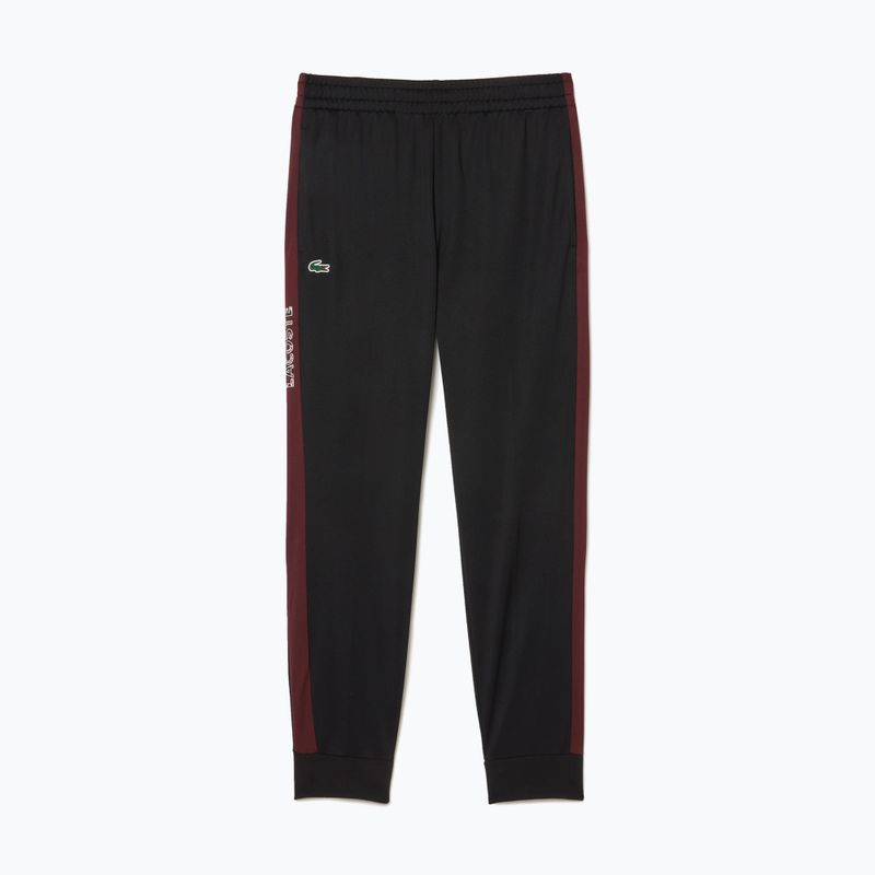 Pánské kalhoty Lacoste XH2624 black / expresso 5