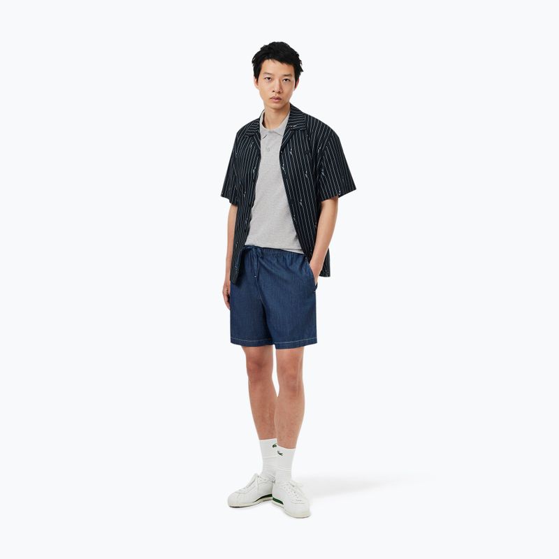 Pánské polo tričko Lacoste Polo DH5522 silver chine 2