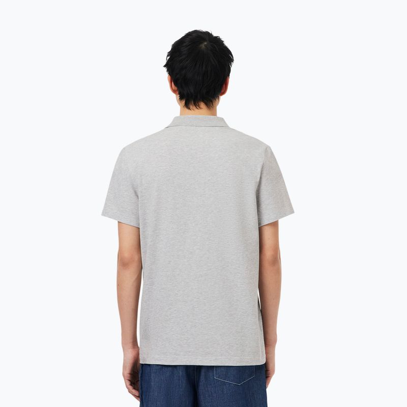 Pánské polo tričko Lacoste Polo DH5522 silver chine 3