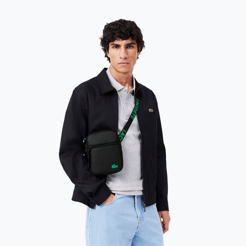 Taška Lacoste NH4679TX jacquard webbing noir 6