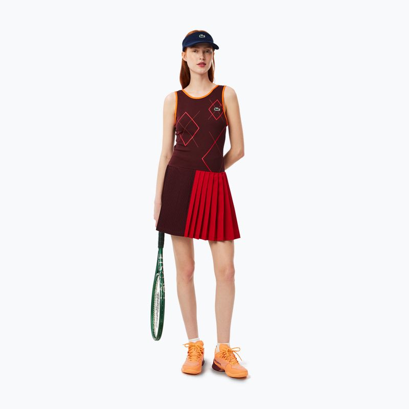 Tenisové šaty Lacoste EF7451 expresso/opera-buoy 2