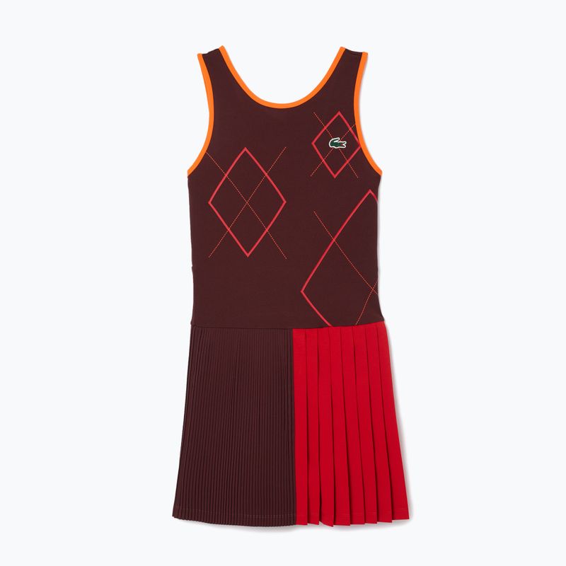 Tenisové šaty Lacoste EF7451 expresso/opera-buoy 4