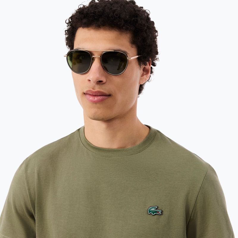 Pánské tričko na lezení Lacoste TH5133 khaki 4