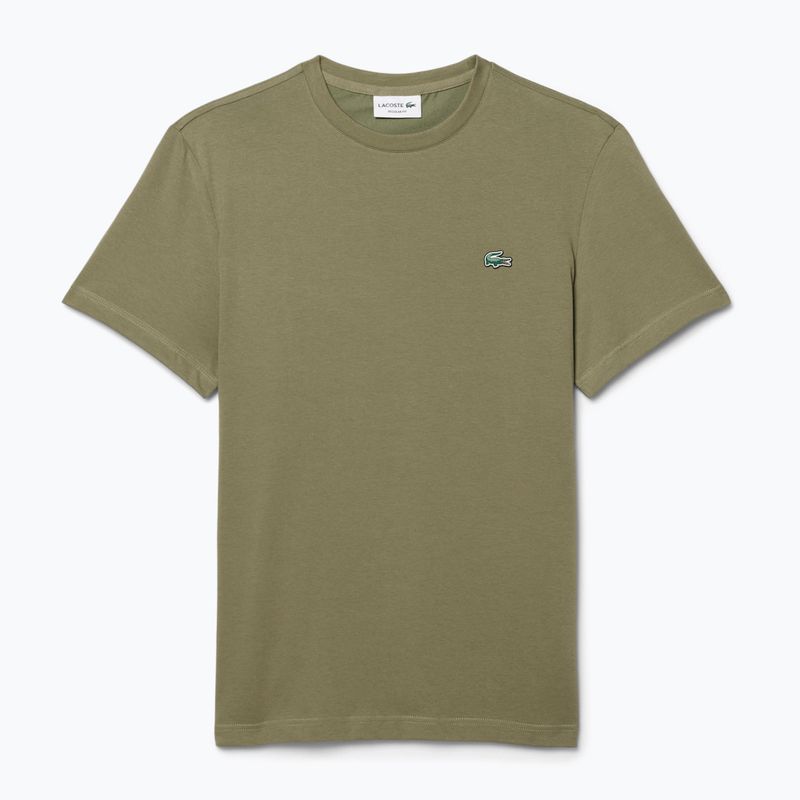 Pánské tričko na lezení Lacoste TH5133 khaki 5