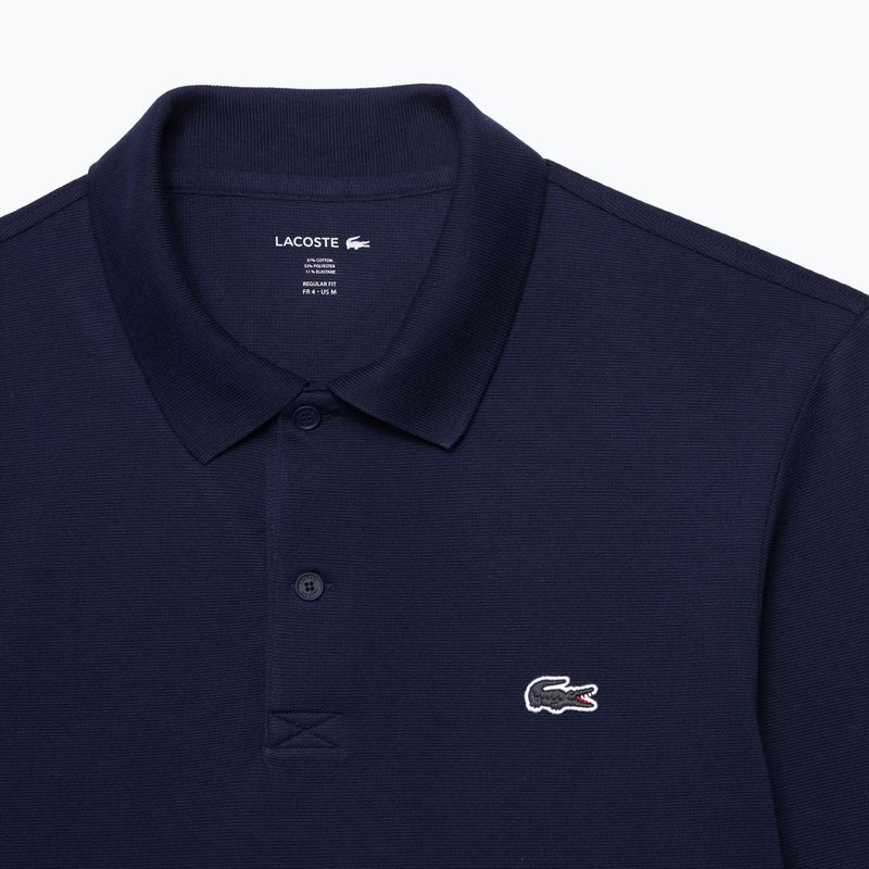 Pánské polo tričko Longsleeve Lacoste DH5523 navy blue 2