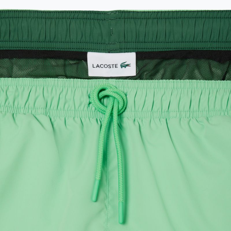 Pánské plavecké šortky Lacoste MH9088 liamone/green 3