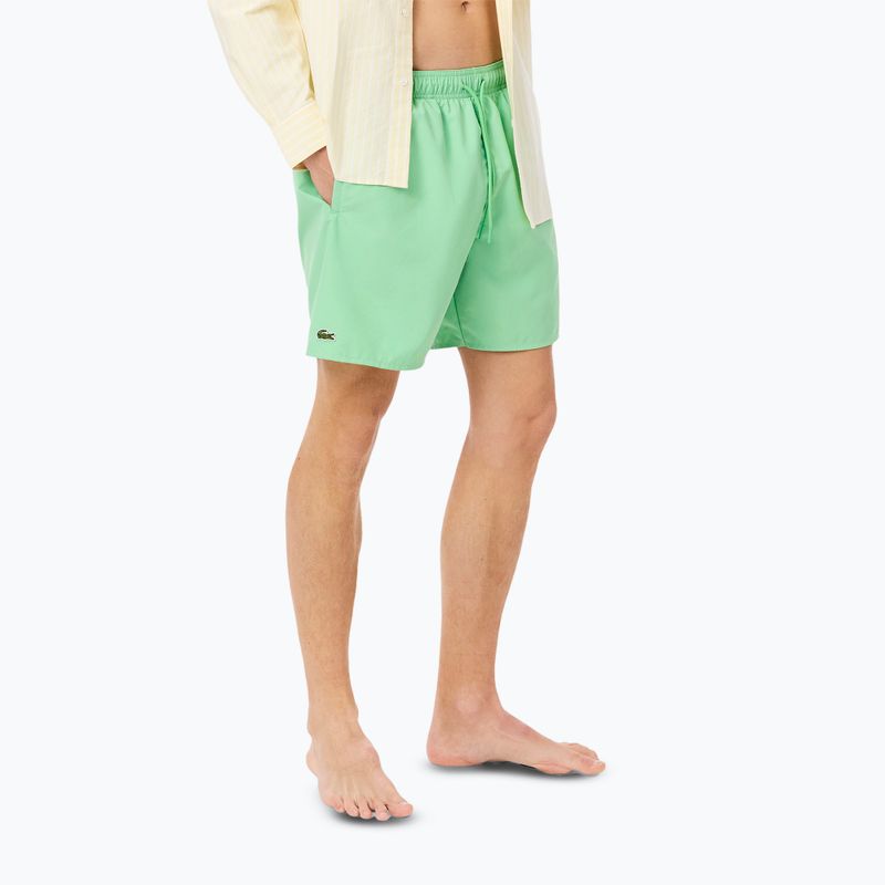 Pánské plavecké šortky Lacoste MH9088 liamone/green 8