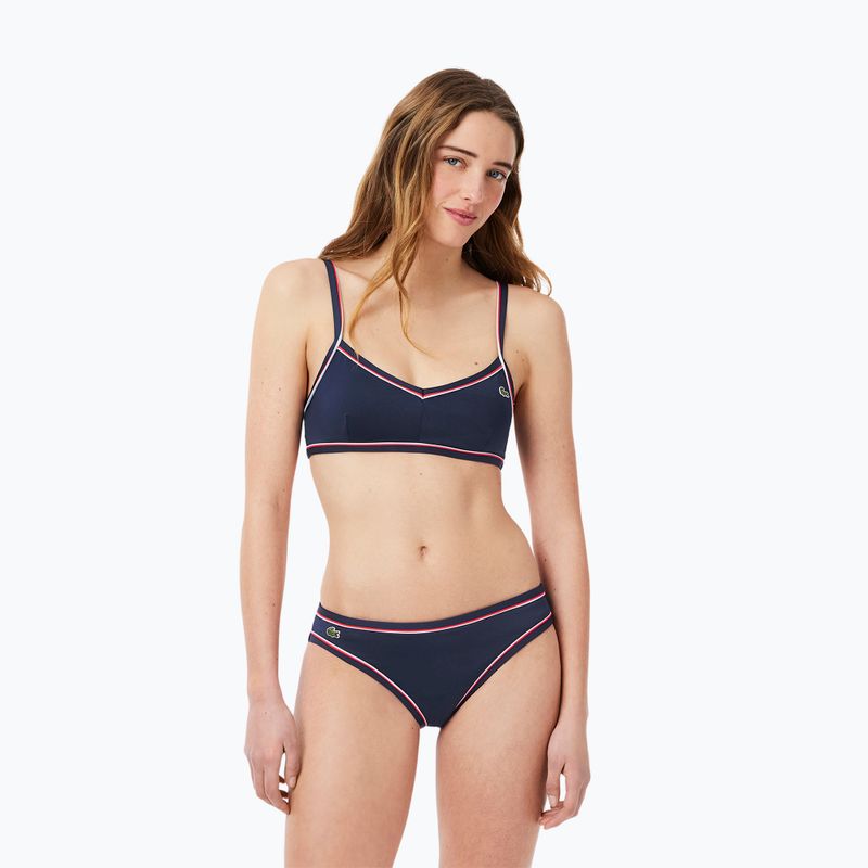 Horní díl plavek Lacoste MF9993 navy blue/rill grenadine 5