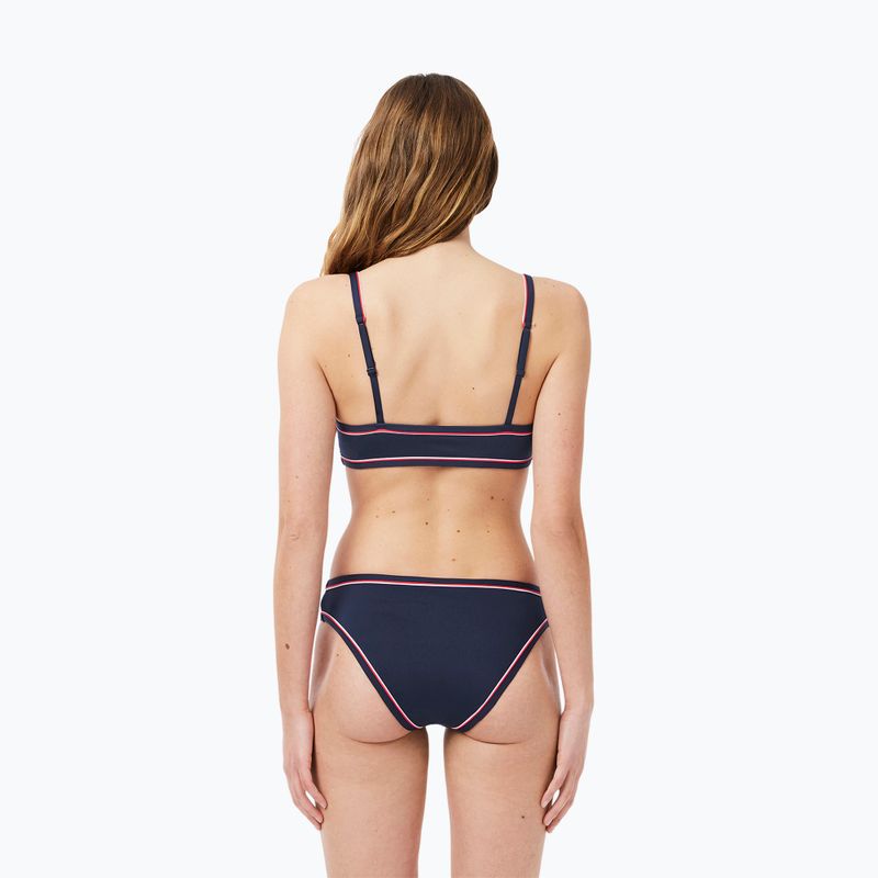 Horní díl plavek Lacoste MF9993 navy blue/rill grenadine 6