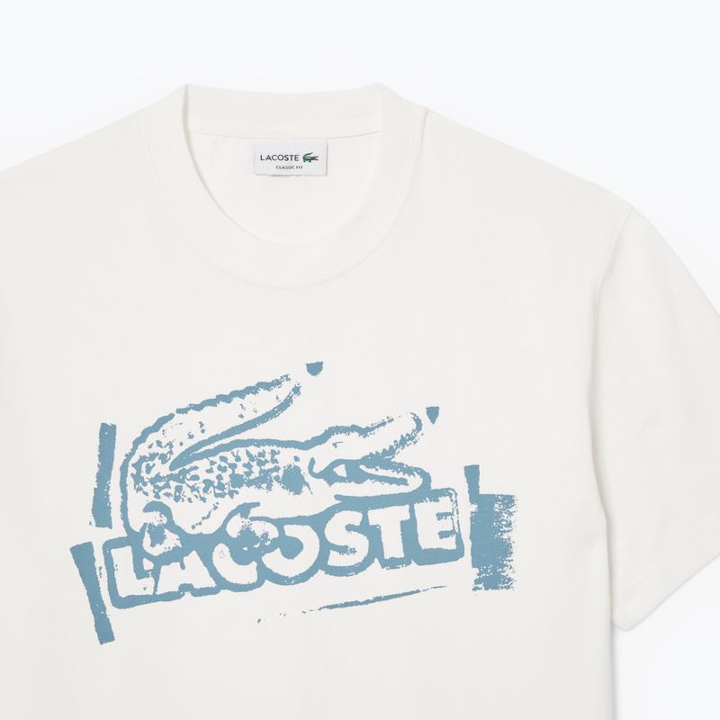 Pánské tričko Lacoste TH0284 flour/limestone 2