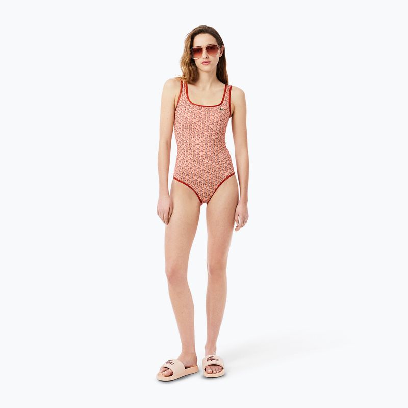 Dámské plavky Lacoste MF9608 iberis/latte 4
