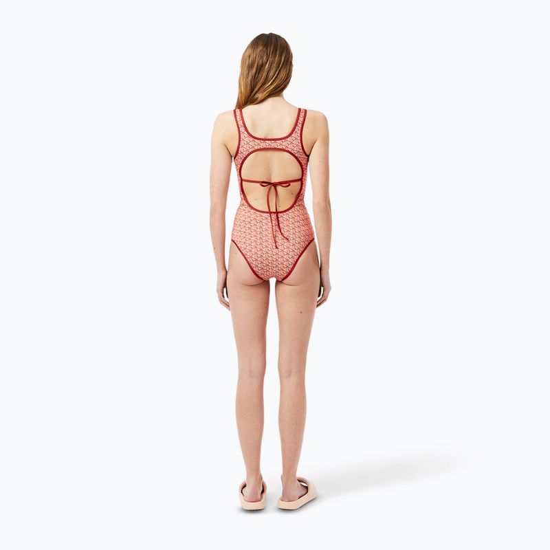 Dámské plavky Lacoste MF9608 iberis/latte 5