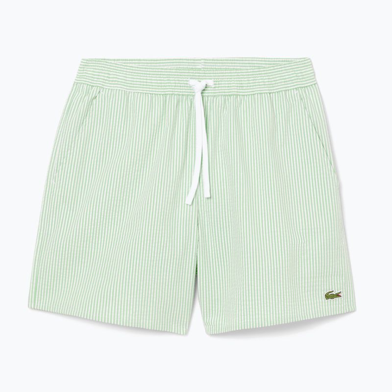 Pánské plavecké šortky Lacoste MH9089 white/liamone