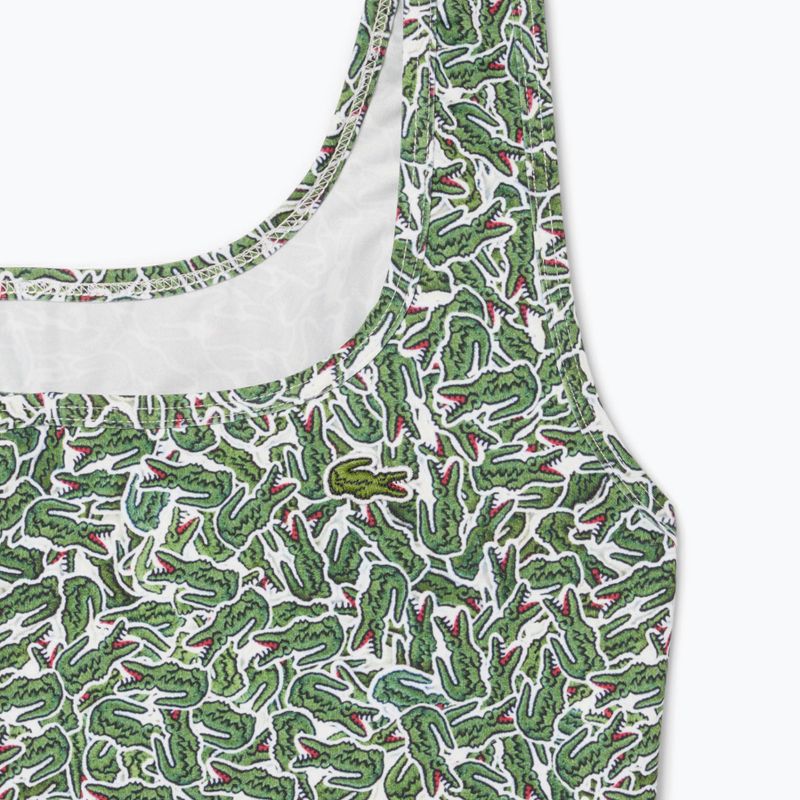 Dámské plavky Lacoste MF9608 green/flour 3