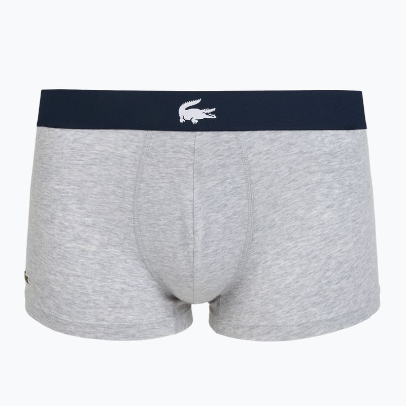 Pánské boxerky Lacoste 5H1291 3-pack navy blue/white/silver ch 2