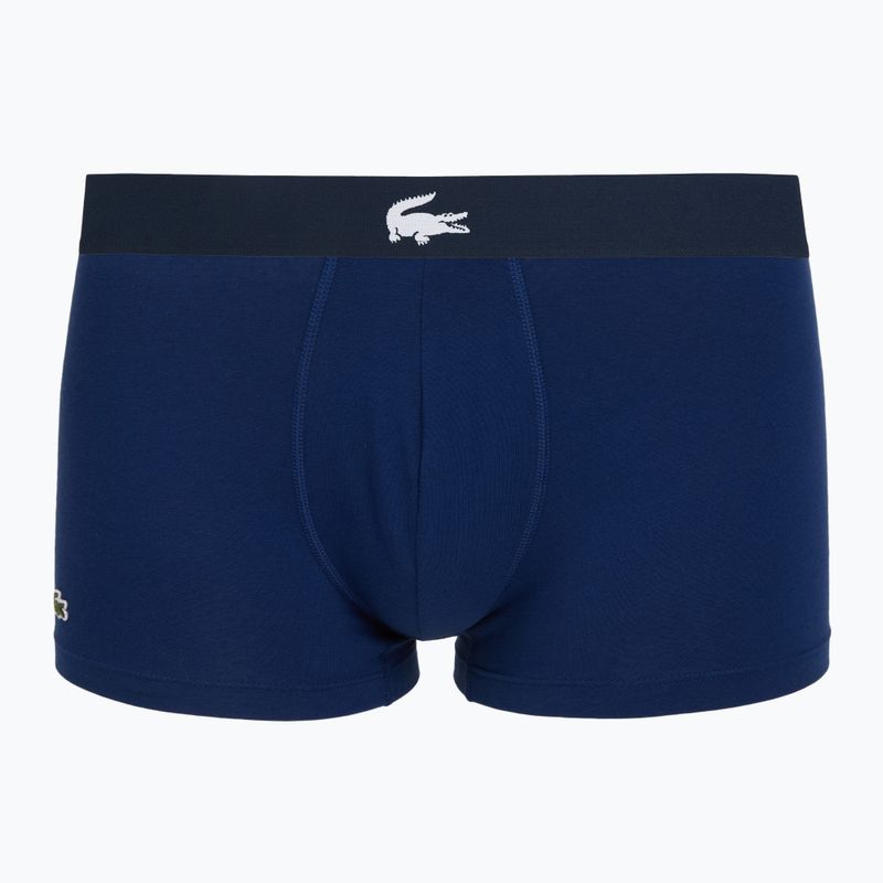 Pánské boxerky Lacoste 5H1291 3-pack navy blue/white/silver ch 8