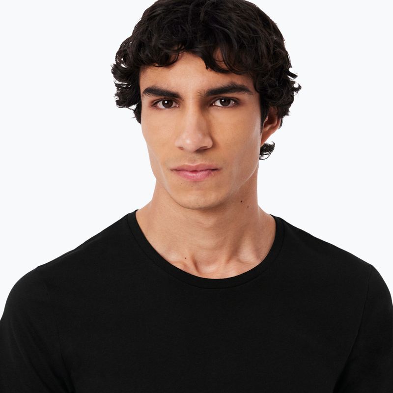 Pánské tričko Lacoste TH9007 3-pak black 3