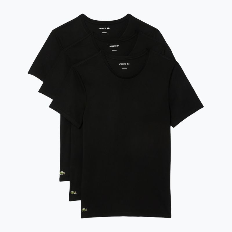 Pánské tričko Lacoste TH9007 3-pak black 4