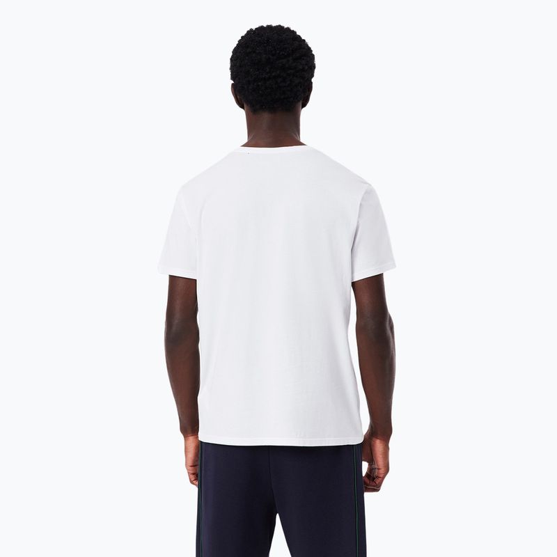 Pánské tričko Lacoste TH9008 3-pak white 3