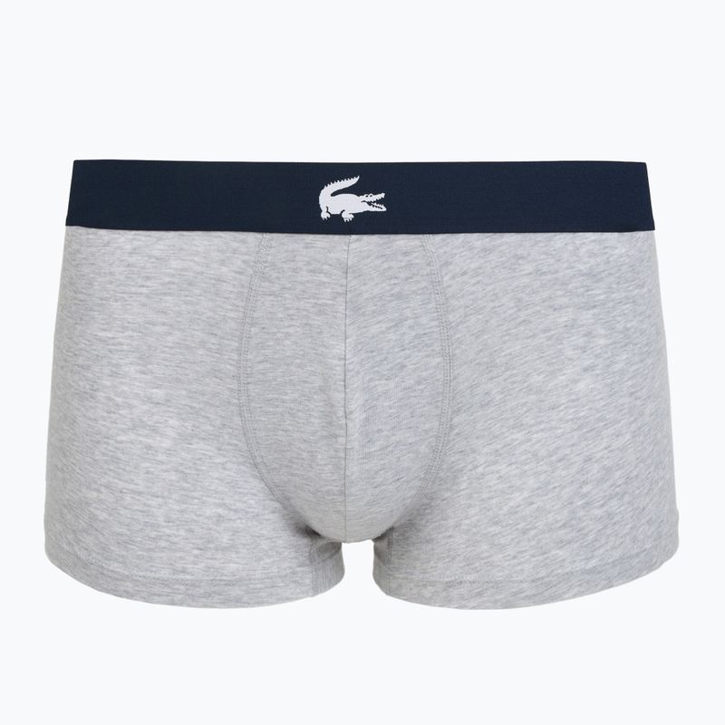 Pánské boxerky Lacoste 5H1288 3-pack navy blue/white/silver ch 2