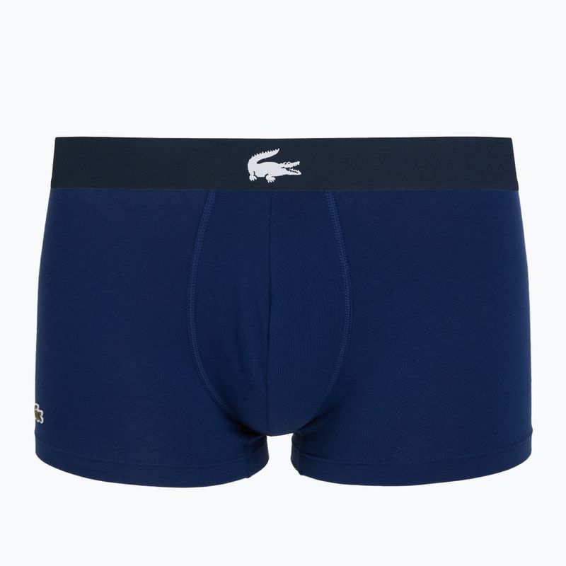 Pánské boxerky Lacoste 5H1288 3-pack navy blue/white/silver ch 5